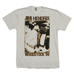 Jimi Hendrix Woodstock 1969 T-Shirt